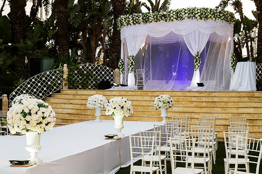 Jewish Wedding Ceremony by Vanessa Cerrone event planner